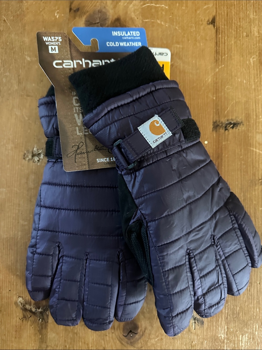 CARHARTT Women's Quilts Insulated Glove MEDIUM NEW